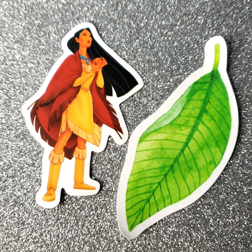 10/$10 Pochantas waterproof sticker DISNEY